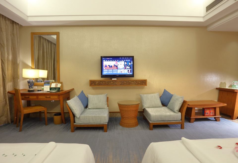 桂峯森景双床房-景观阳台-认证水质温泉水