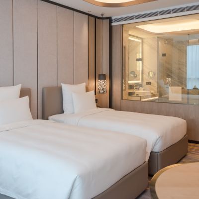高級城景雙床房 蘇州中惠鉑爾曼飯店優惠