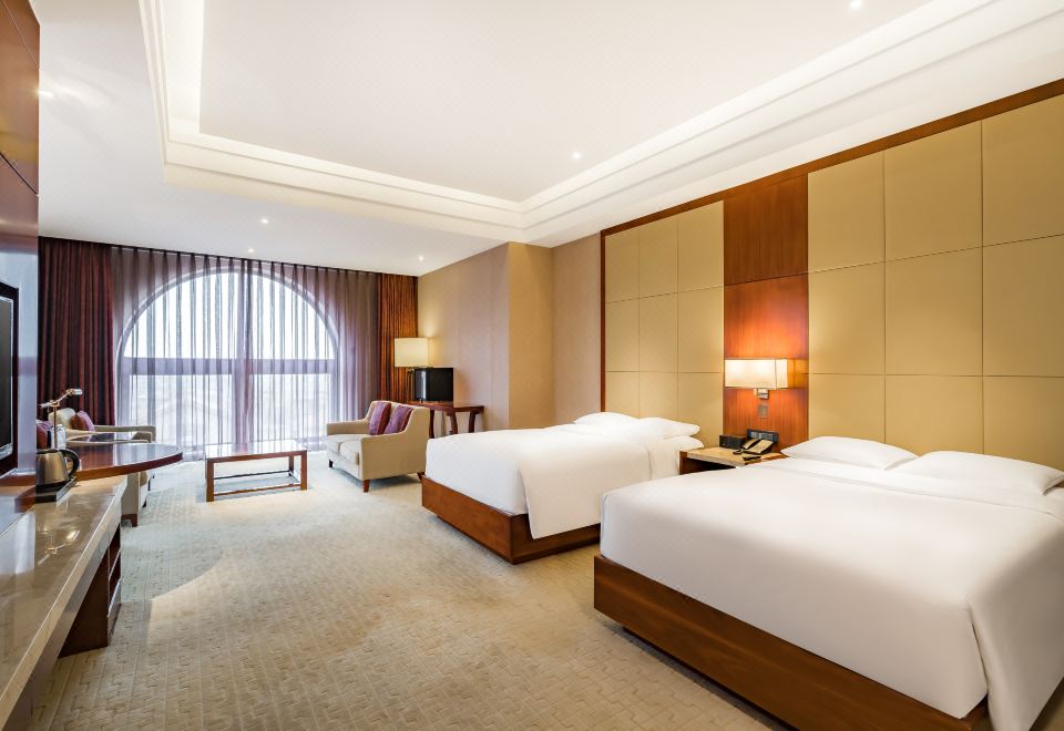 度假尊享双床房（独立办公+私享会客区+森林氧吧净化）