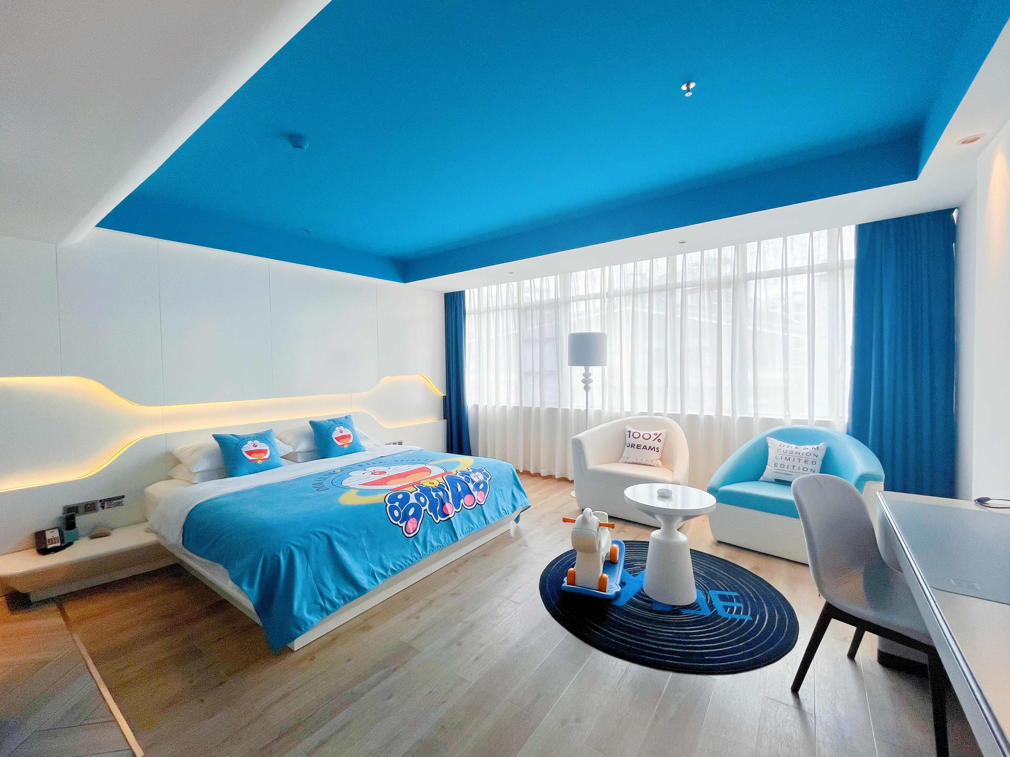 兰欧IP主题亲子房丨小度智能+多元化小童主题+摇摇马