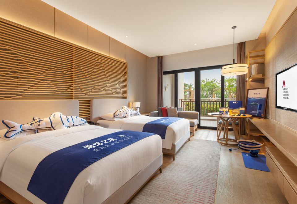 寵物友好雙床房 | 豪華園景