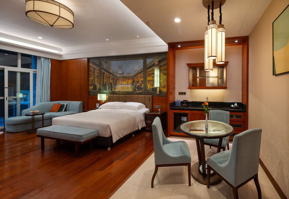 深度睡眠温泉大床房-智能U眠床墊