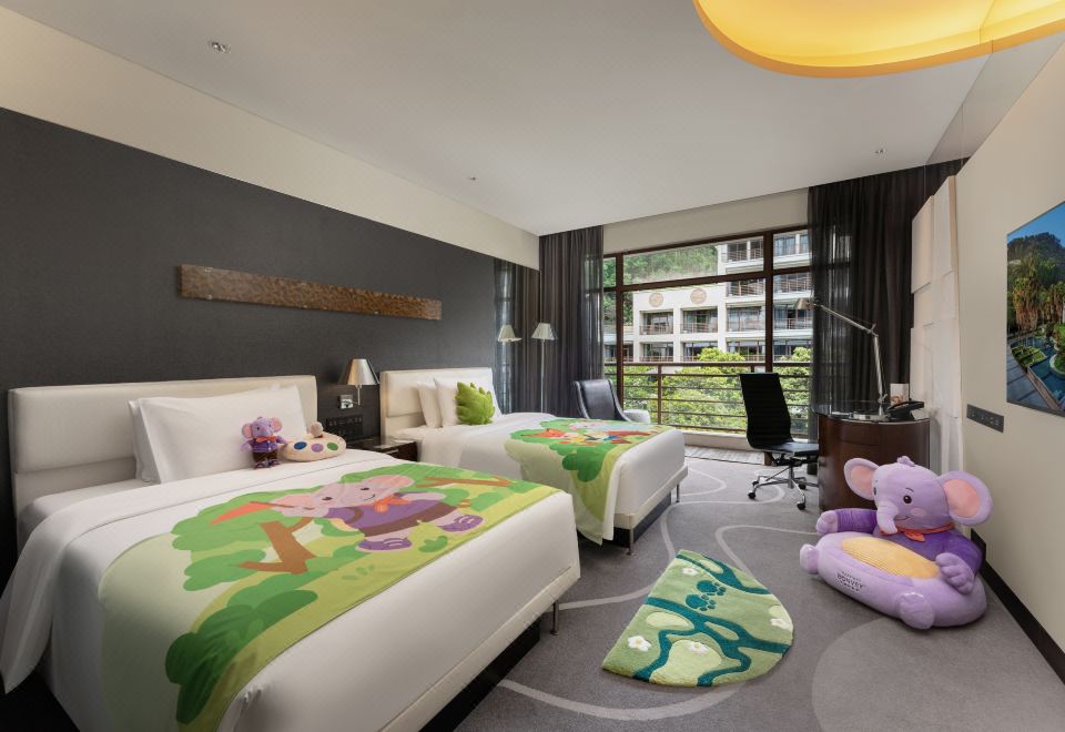 豪友團親子陽臺雙床房