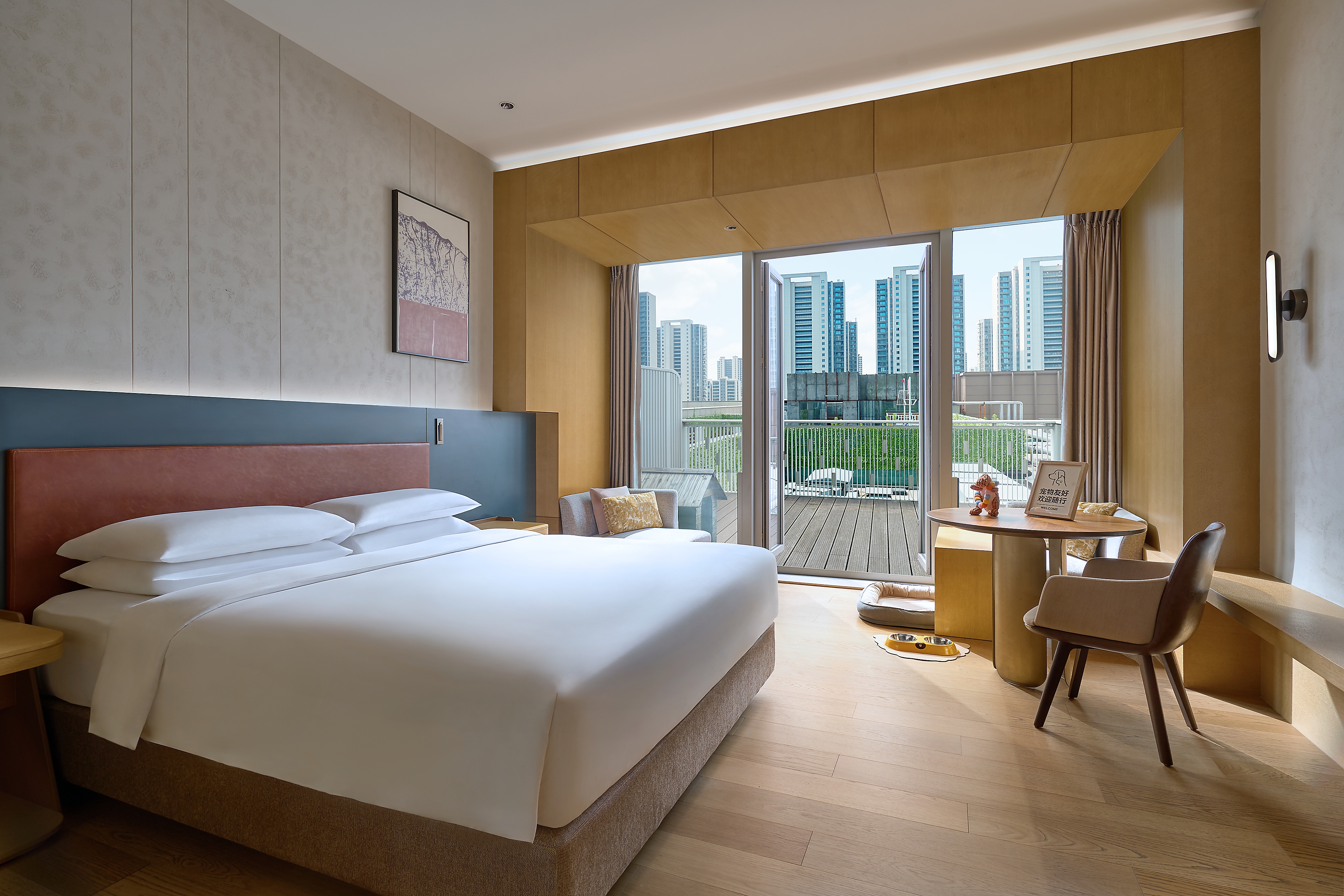 宠物阳台大床房