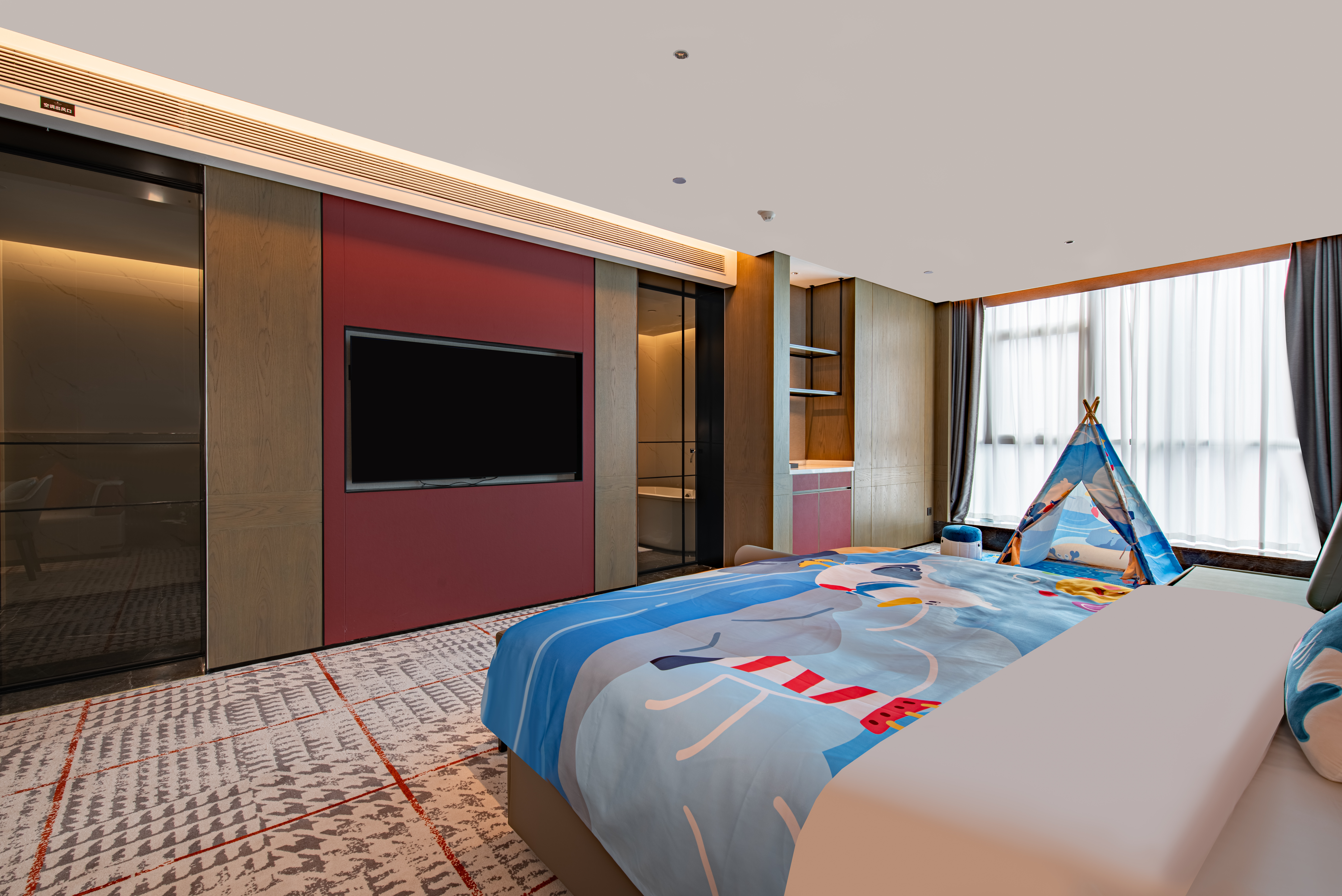 丽亭特色主题房（海洋丨城堡亲子+行政商务舒达床垫）