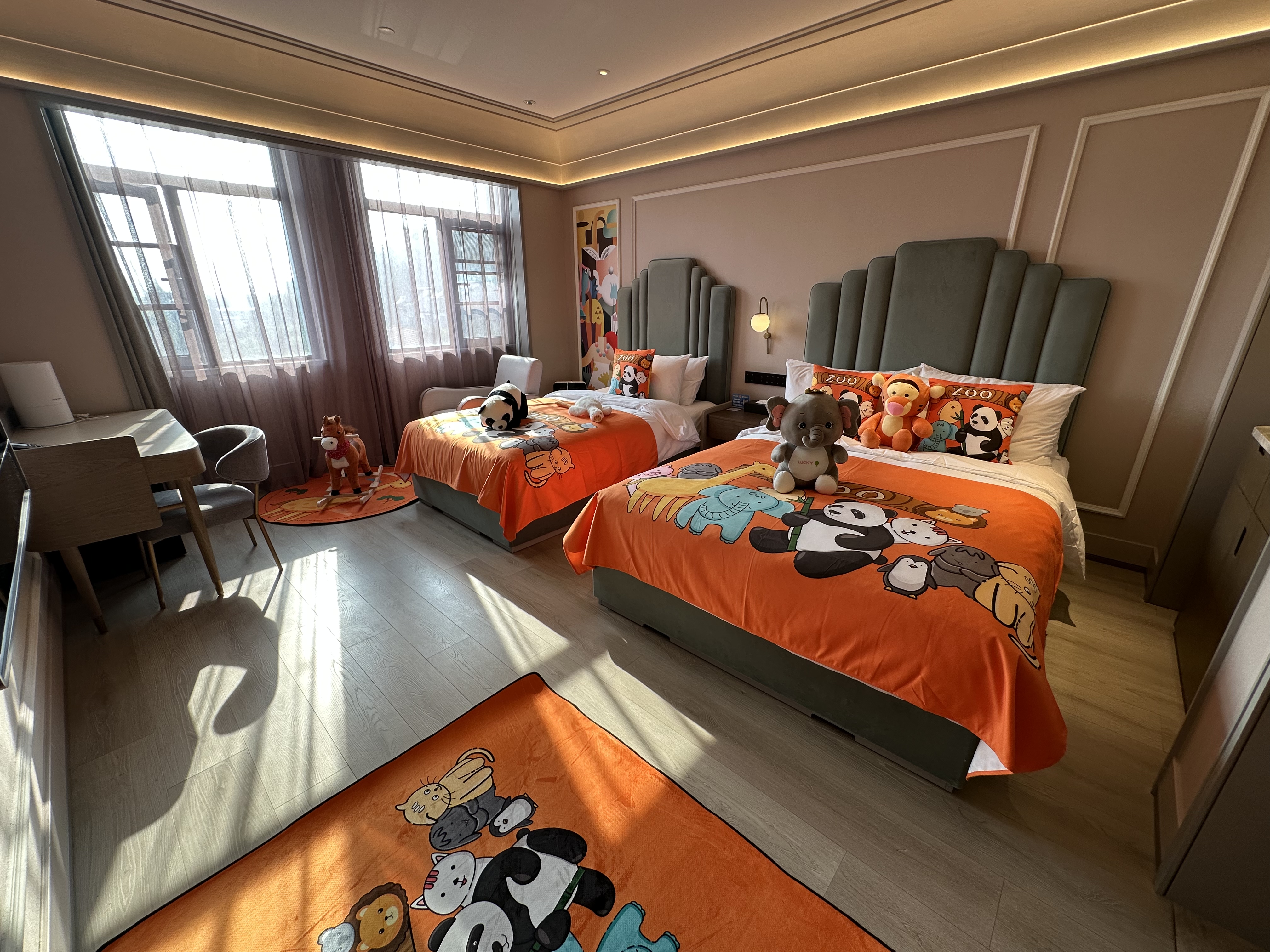 欢乐动物园家庭房（智能马桶+空气净化器+主题床品）