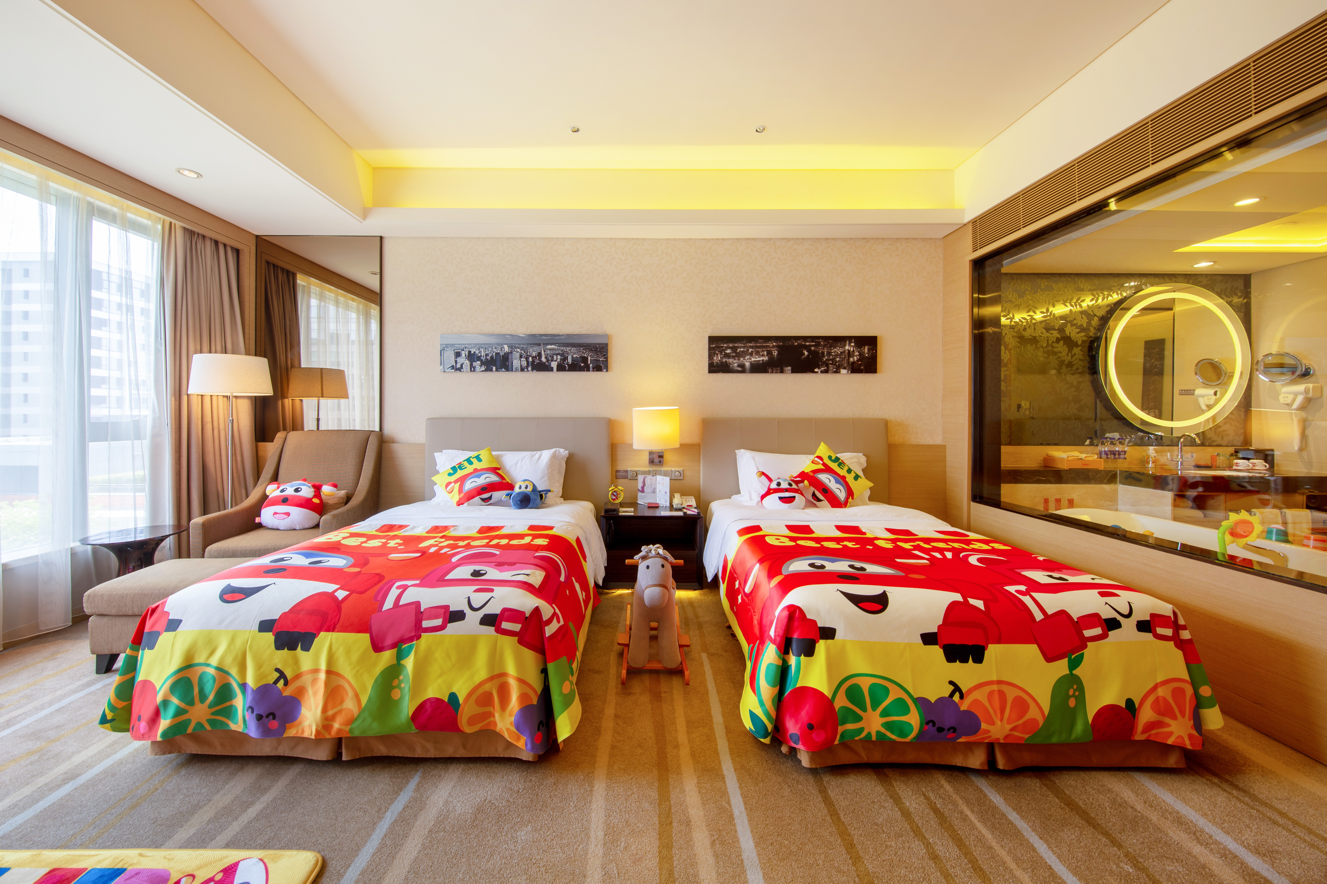 酷芽超级飞侠双床房