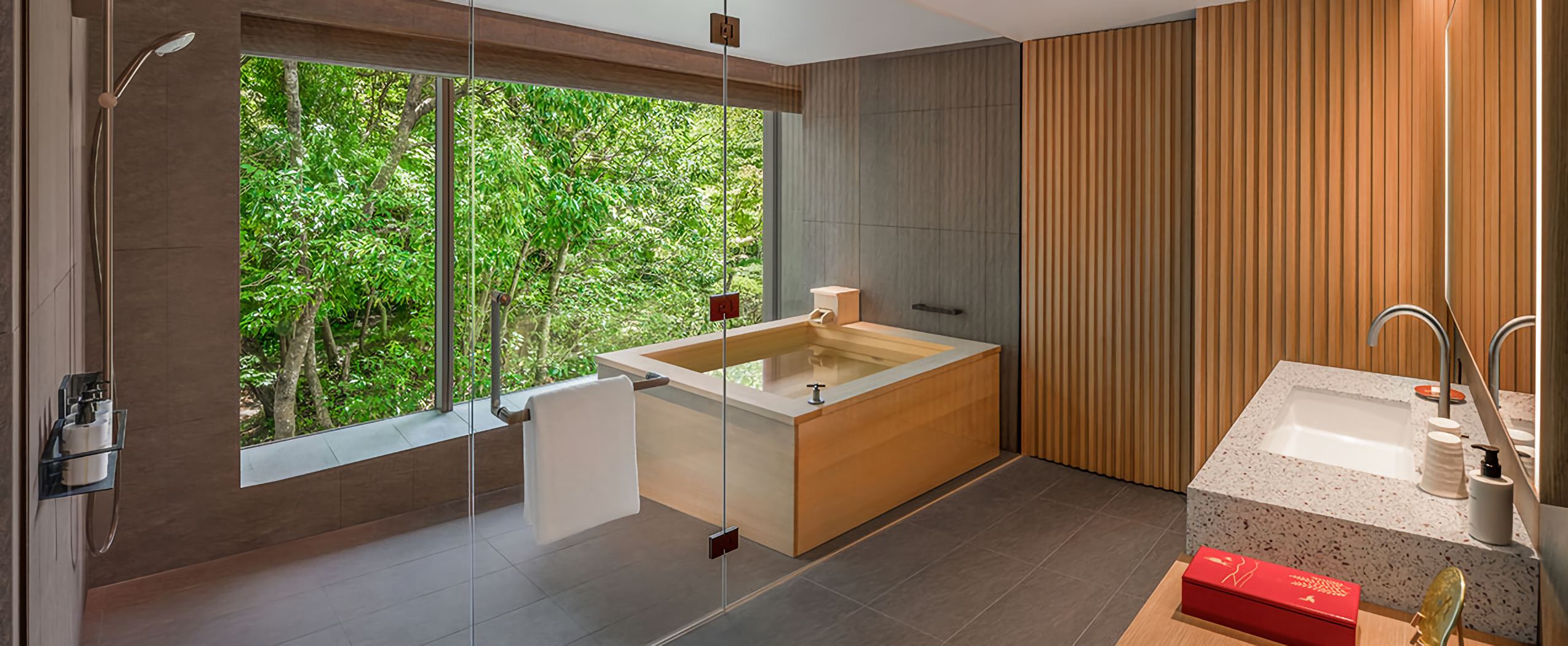 總統園景1臥室套房帶2雙床