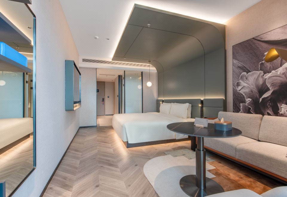 幾木大床房【小冰箱+投屏電視+瑜伽墊+深睡PRO枕】