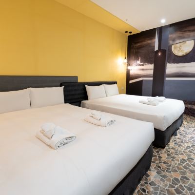 高級四人房-無窗 凝萃文旅台中車站店優惠