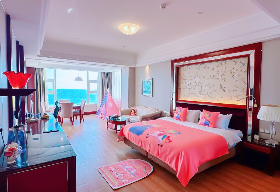 海景亲子大床房（海景落地窗，帐篷童趣）