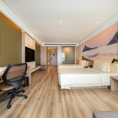 行政雙床房（裸棉床品+迷你冰箱+乾濕分離） 珠海香洲奧園廣場亞朵酒店優惠