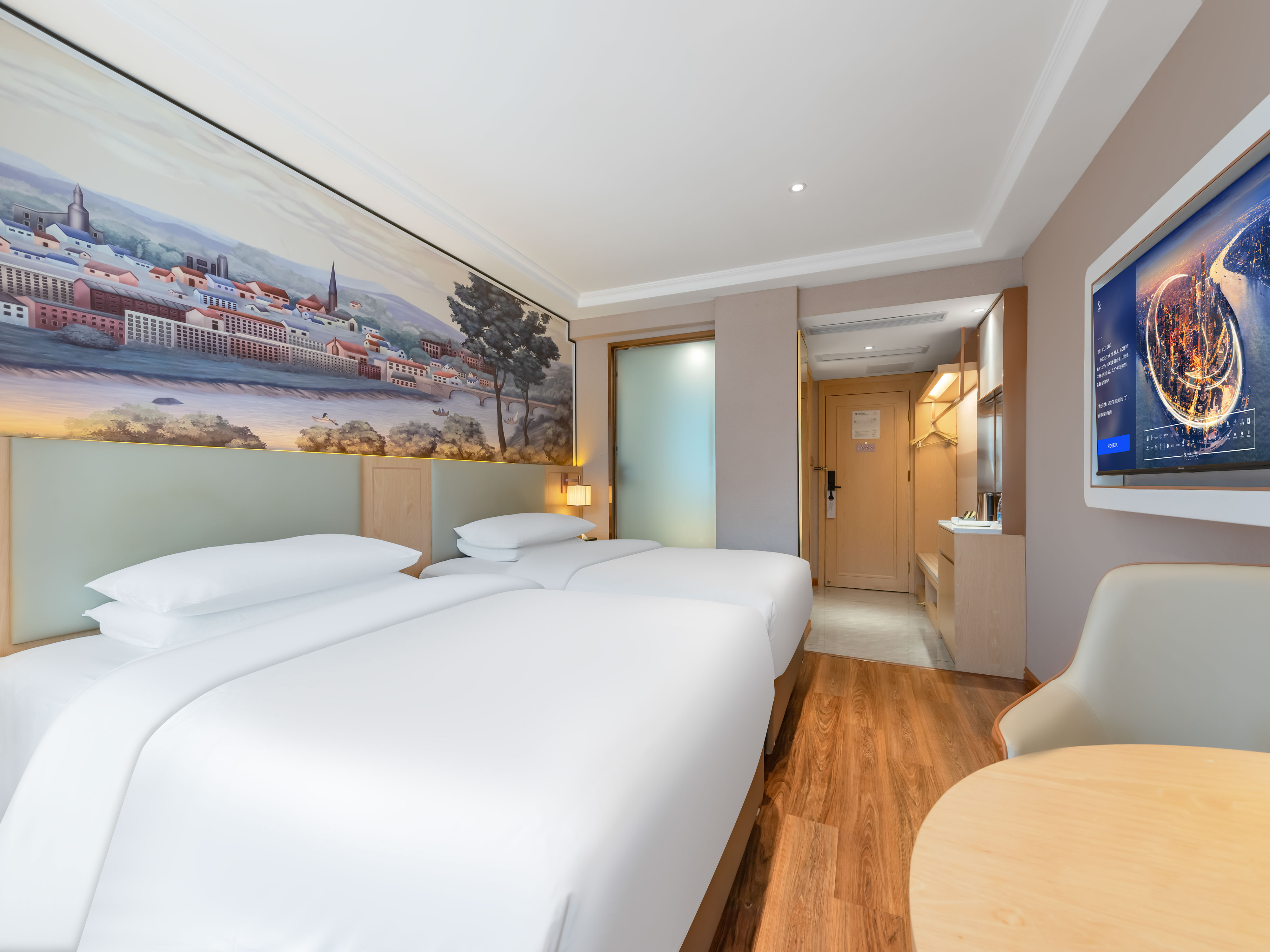 高级双床房｜品牌床垫｜中央空调｜深睡记忆枕