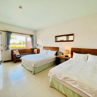 C｜室內泡湯溫馨四人房 - 附庭院 墾丁卡米克優惠