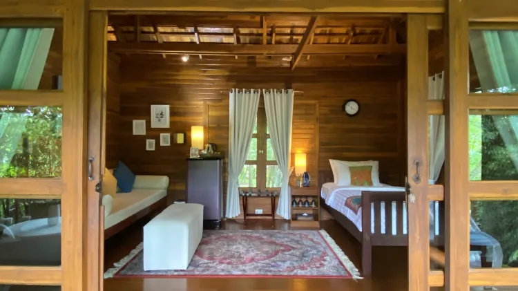 วิลล่าสำหรับครอบครัว, 2 ห้องนอน, วิวสระว่ายน้ำ, ติดสวน