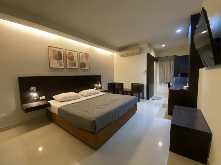 ห้องดีลักซ์ เตียงใหญ่