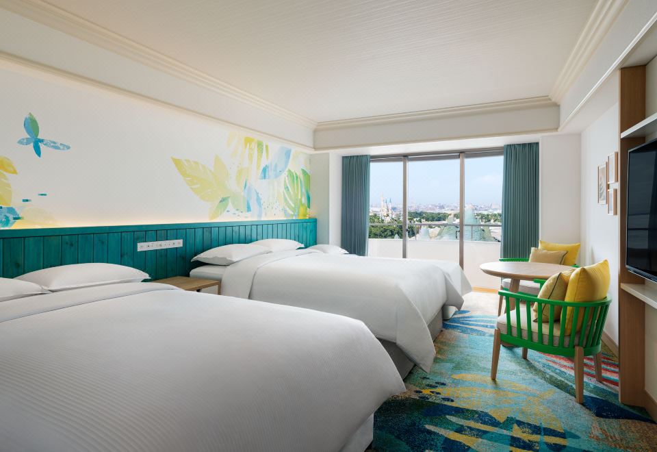 客房, 3 張單人床, 無煙房, 陽臺 （Treasures）