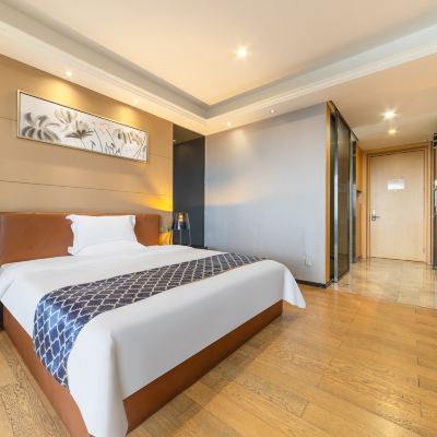 商務遠景大床房（自帶廚房和洗衣機） 諾盟國際公寓（廣州北京路捷登都會店）優惠