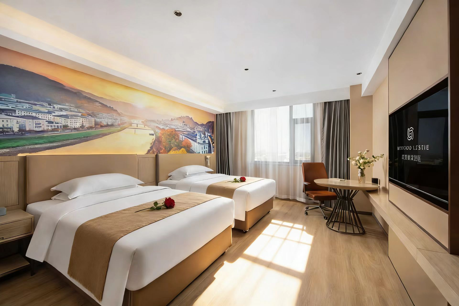 如悦山景双床房