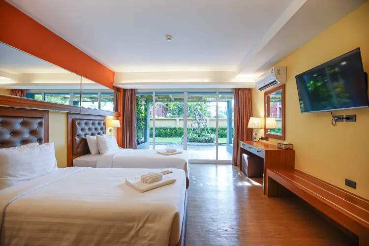 ห้องดับเบิลหรือคู่วิวสวน