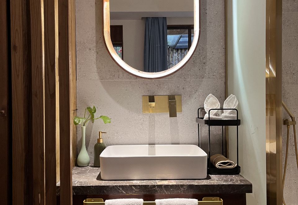 春早·山茗·院景大床房|全屋暖气·智能家居