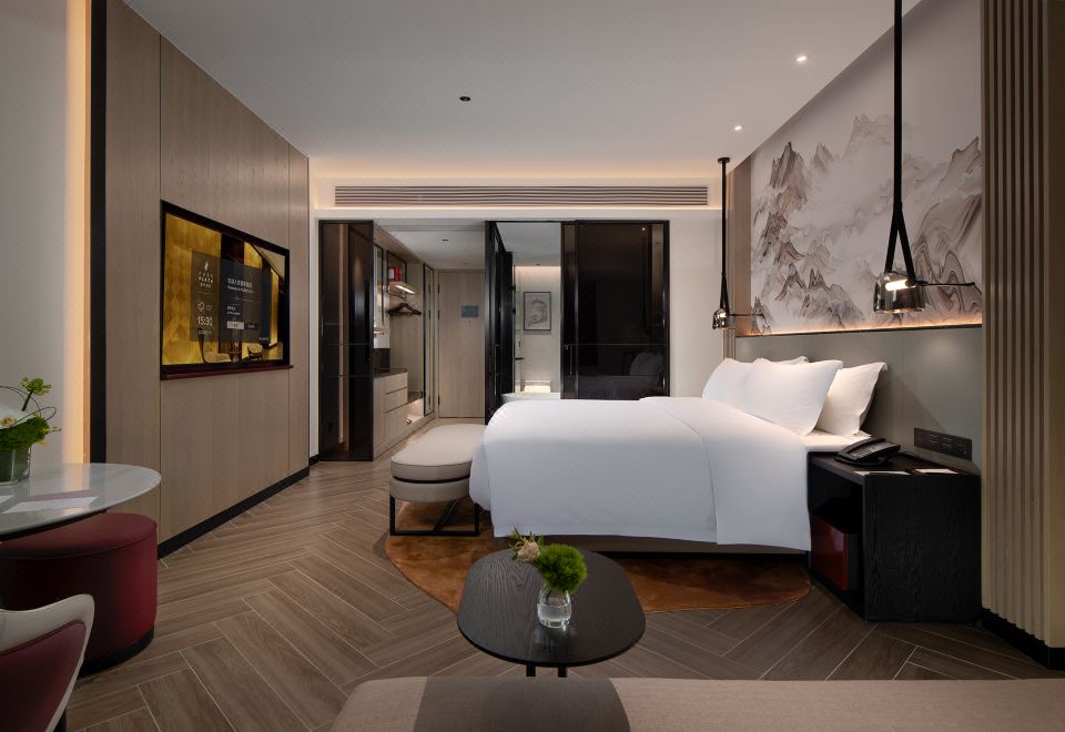 雅痞山居大床房丨浴缸