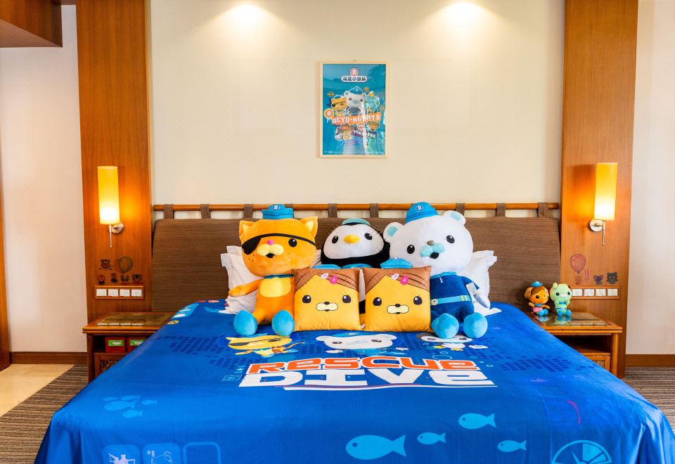 Hillview Golf Resort DongguanOctonauts Theme Family Double Bed Room