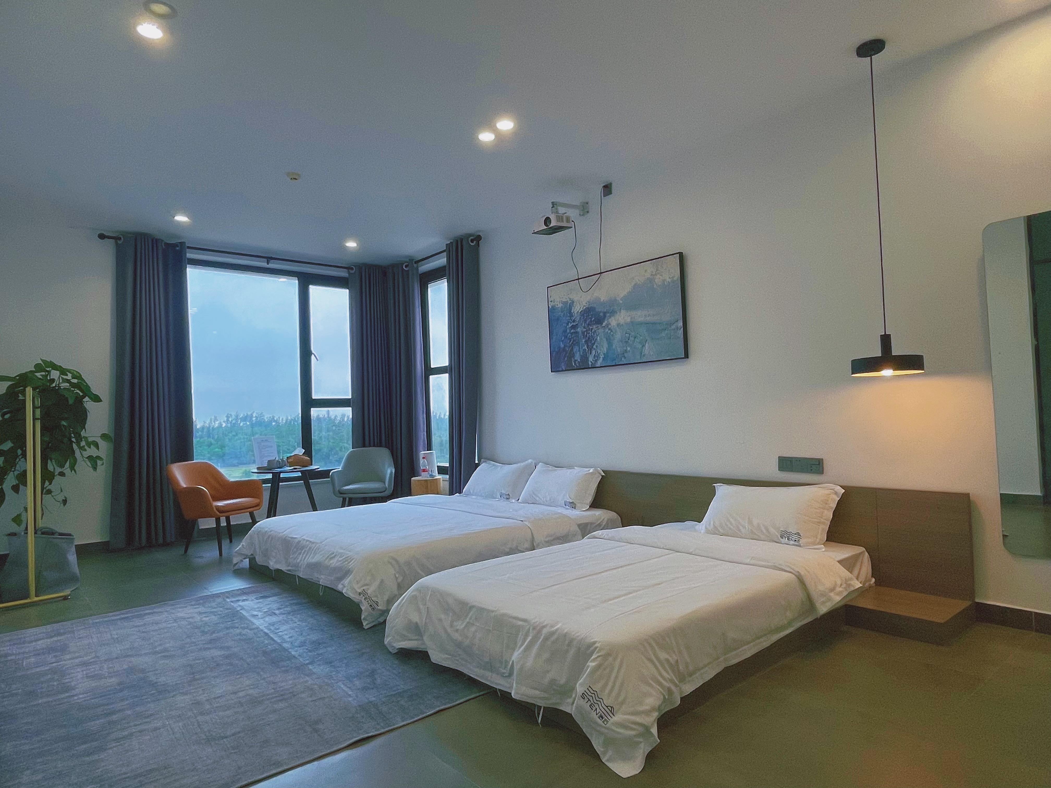 海景山景双床房