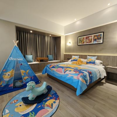 親子套房 | 一室一廳·海洋風·玩具·舒睡·浴袍·枱燈·化粧鏡·梳化床·熨燙機+冰箱贈飲+電視投屏 瑞濤酒店（佛山順德清暉園店）優惠
