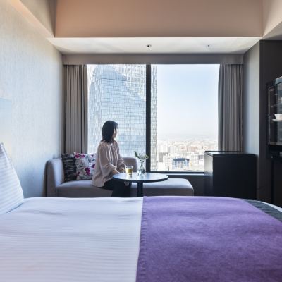 高級房，配備 1 張特大床 三井花園飯店名古屋普米爾優惠