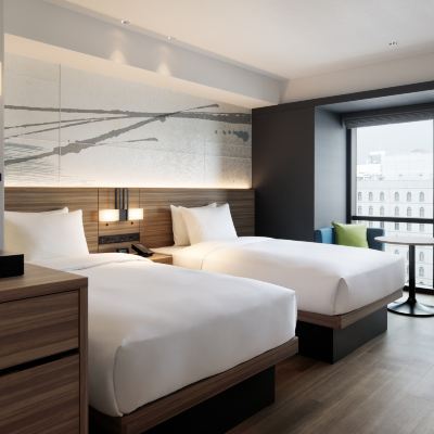 コラボレーションツインルーム 禁煙 コートヤード・バイ・マリオット大阪本町 クーポン