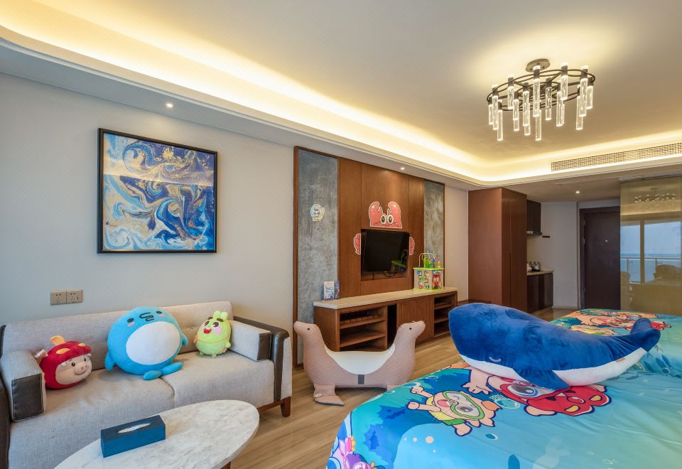 酷芽猪猪侠海洋主题海景家庭房（子母床）