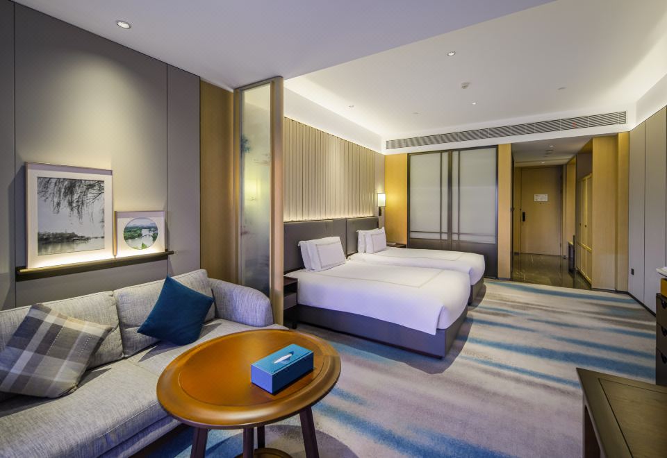 豪華園景雙床房