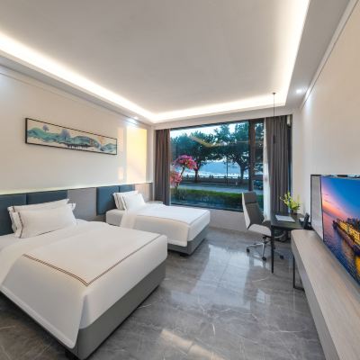 臨窗聽海雙床房（落地窗） 深圳安縵四季海景酒店優惠