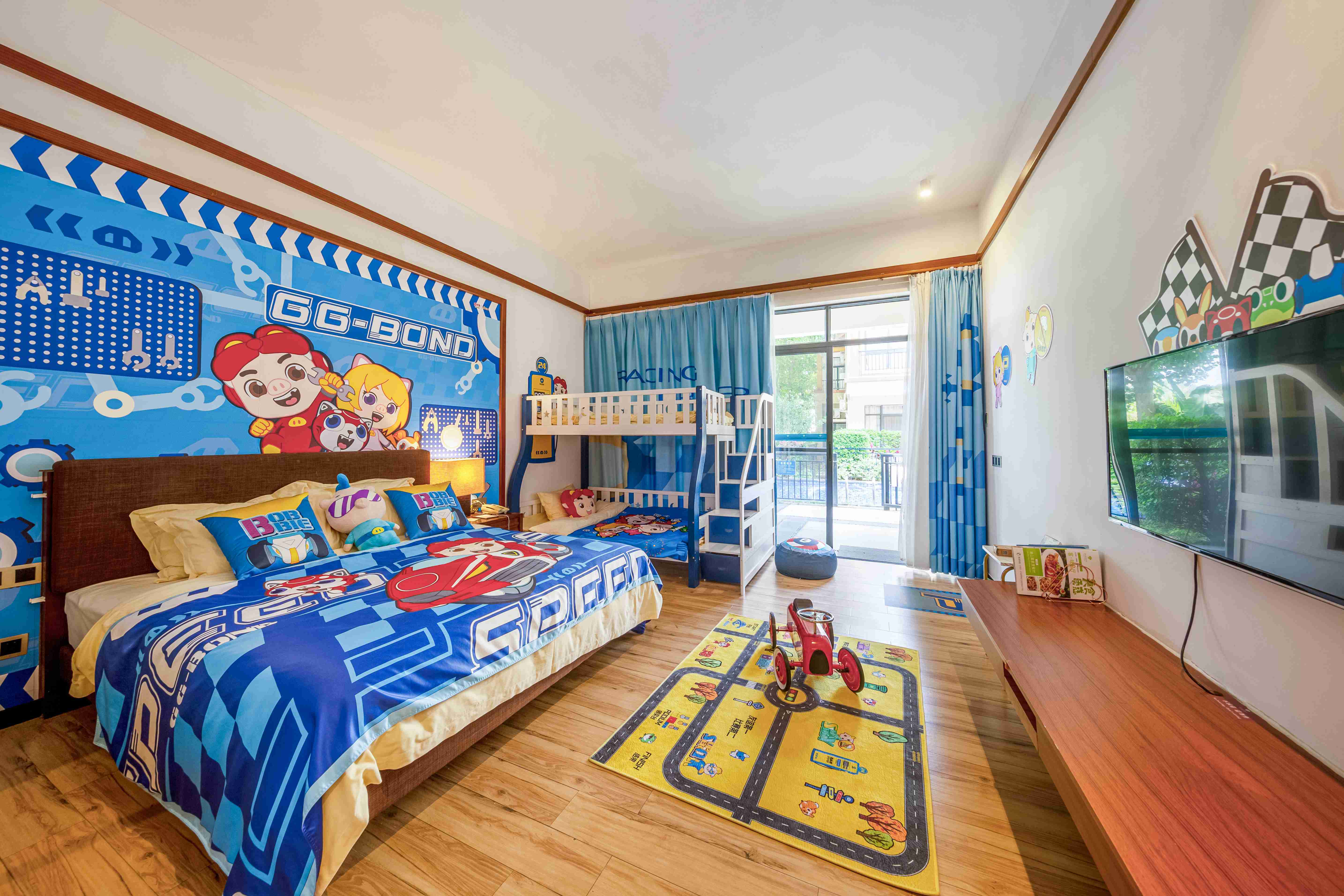 Baodun Lake Hushan Hot Spring ResortFamily Friendly Themed Villa - 3-Bedroom