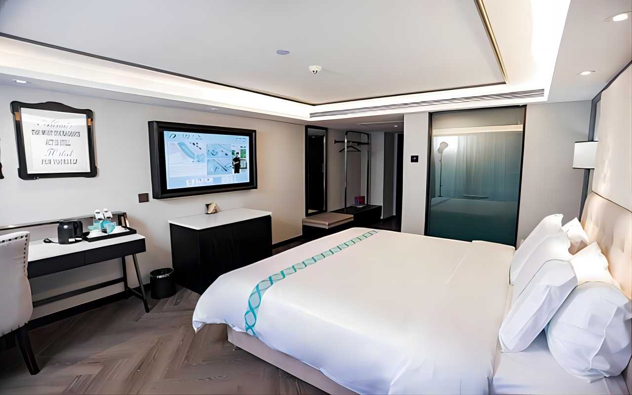 希岸豪华大床房（梦百合零圧床垫+电视投屏舒适睡眠）