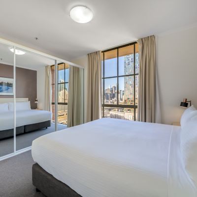 城景行政兩臥室公寓 雪梨金色城堡盛橡套房飯店優惠