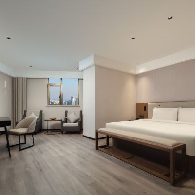 幾木城景大床房（小冰箱+浴袍） 上海虹橋機場空港路亞朵X飯店優惠