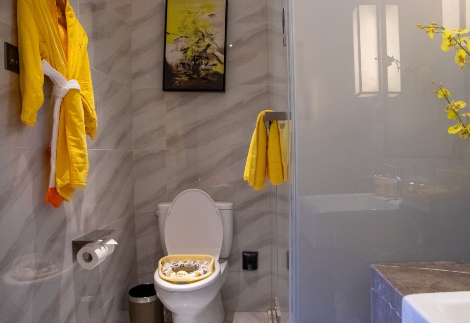 B.Duck小黃鴨親子靜謐園景大床房