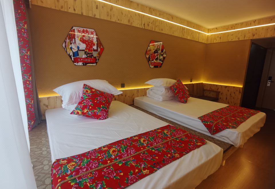 伴山溪畔雙人房|電動窗簾+智能馬桶+乾濕分離+高速吹風機