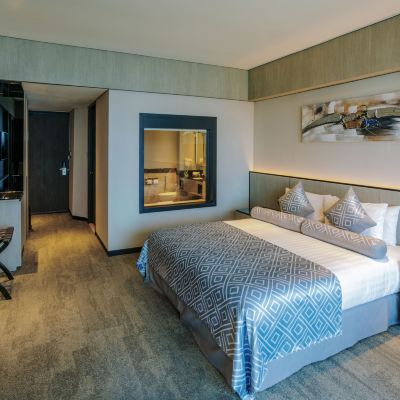 太平洋絲綢豪華特大床房 + 絲綢@美人魚島度假村豪華房 太平洋絲綢飯店優惠