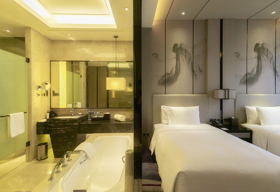 状元双床房（超大浴缸+金可儿床垫）