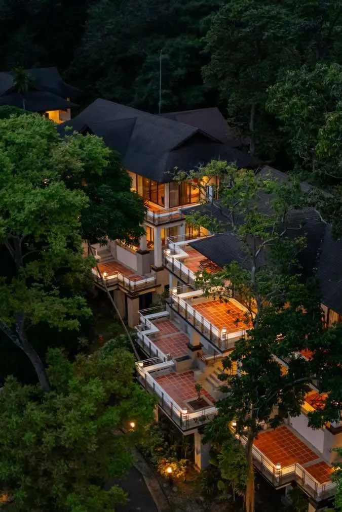 ห้องแบบพาวิลเลี่ยนเตียงดับเบิ้ลวิวสวน