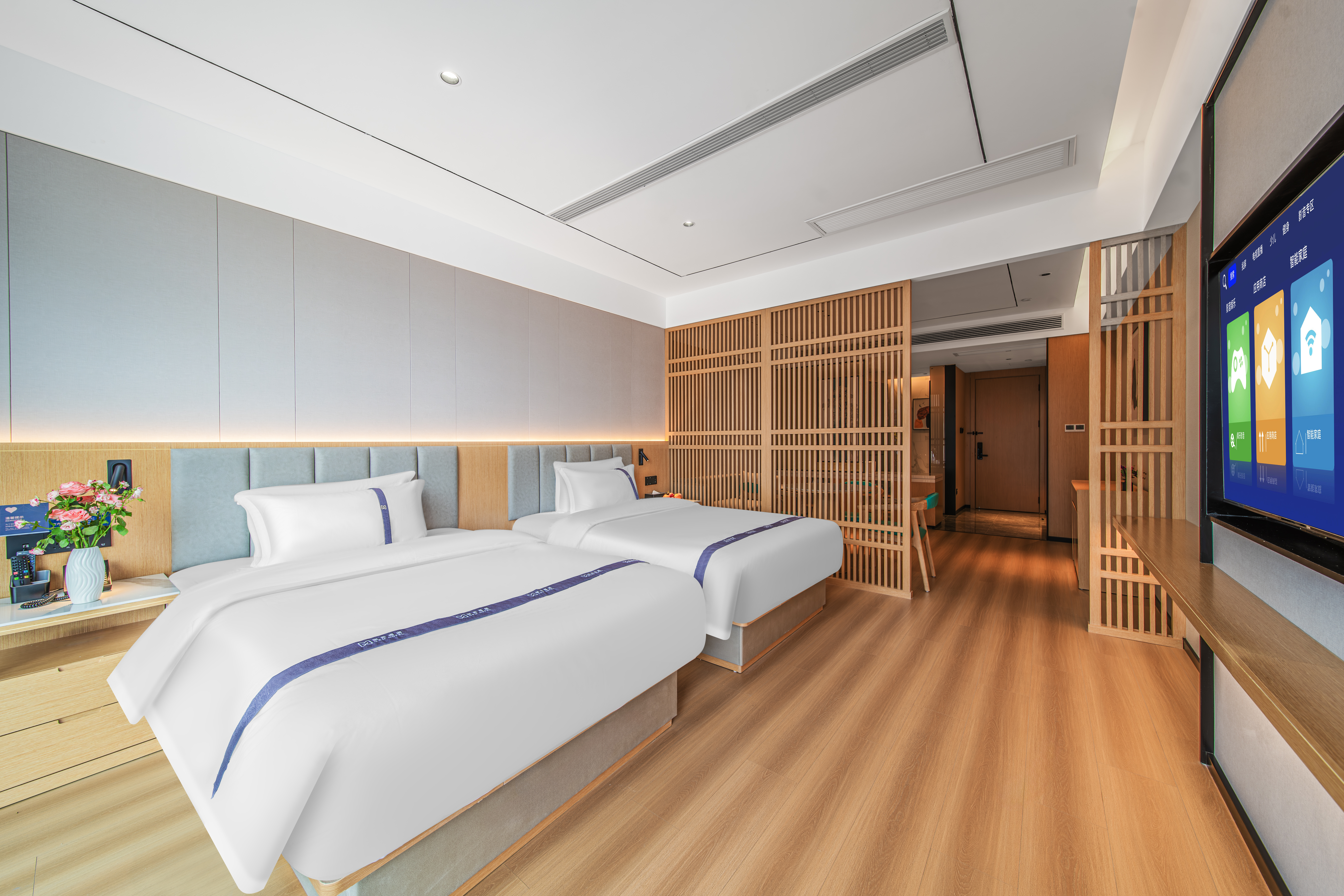 格美豪华双床房（迷你小冰箱）