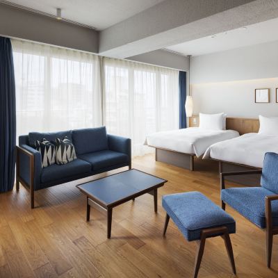 寬敞陽台雙床房（47㎡） 那霸國際通桑思威斯特大飯店（Southwest Grand Hotel）優惠