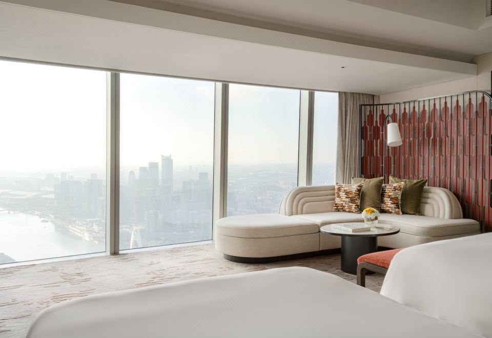 Four Seasons Hotel GuangzhouPearl River View Room With Two Double Beds