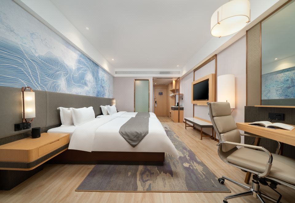 Oriental Twin Room (Smart Guest Control + Comfort Bedding + Executive Office Area)