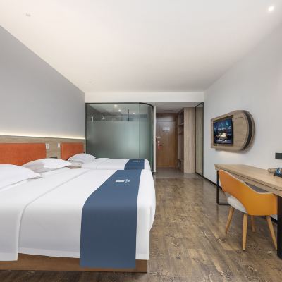 高級雙床房（雅緻空間+安心睡眠） 宜尚飯店（成都都江堰景區南橋店）優惠