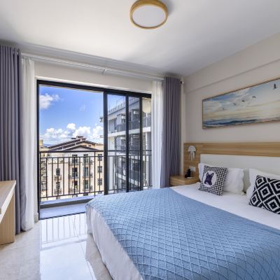 側海景陽台大床房 珠海外伶仃島海島時光休閑度假公寓優惠