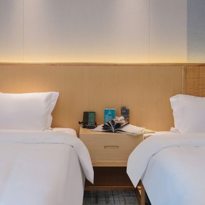 山景舒適雙床房（小型冰箱+靜謐舒適+深睡慕斯床墊） 世熙天悦酒店（陽朔西街店）優惠